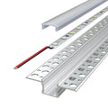 exploded view Plaster in led profile