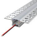 Plaster in led profile with led