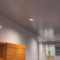 White IP65 bathroom downlight in ceiling white paint