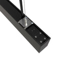 Back of a 2FT (60cm) LED Linear Light – Suspended Mount, Black Finish
