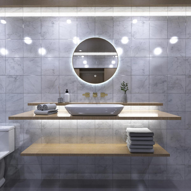 loo setting in cool white light