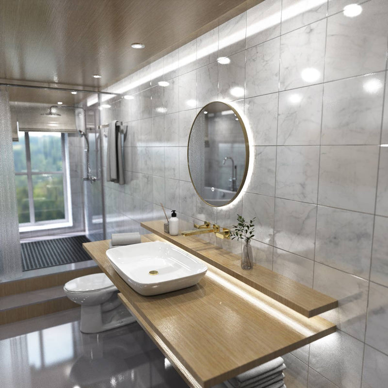 loo setting in natural white light