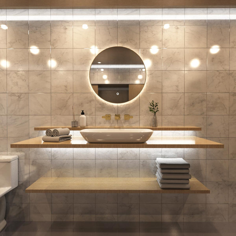 loo setting in warm white light