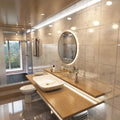 loo setting in warm white light elegant backlit