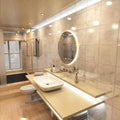 LED Bathroom Mirror in warm white light elegant backlit