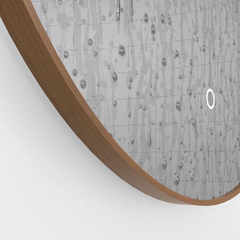 LUXE600-WN close up shot showing droplets, water-resistant