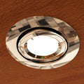 mounted chrome tilted downlight