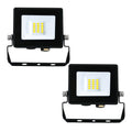 Pack of 2 Eco 10W Flood LED Outdoor Lights – 6500K Cool White