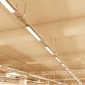 hanging warm white LED battens