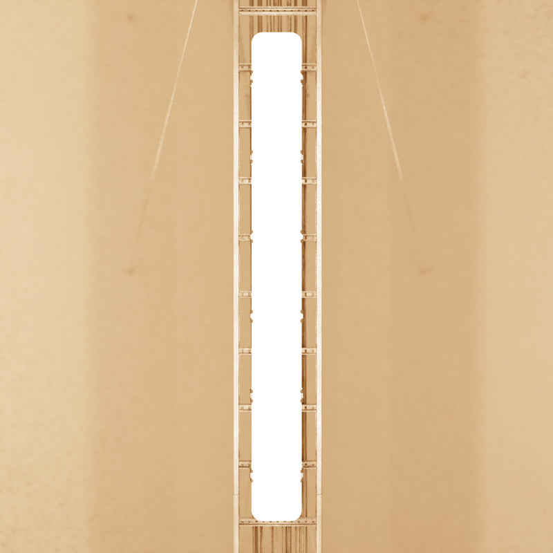 mounted LED batten with warm white light