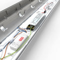 inside a 60w IP65 CCT LED Batten Light, 150CM