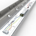 inside a 40w CCT IP65 LED Batten, 120cm