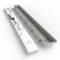 full shot of the inside of a 40w CCT IP65 LED Batten, 120cm