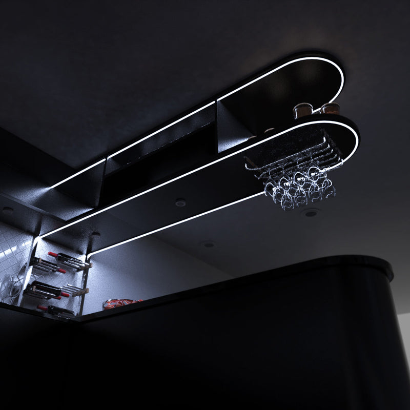 Home bar mid shot - cool white light