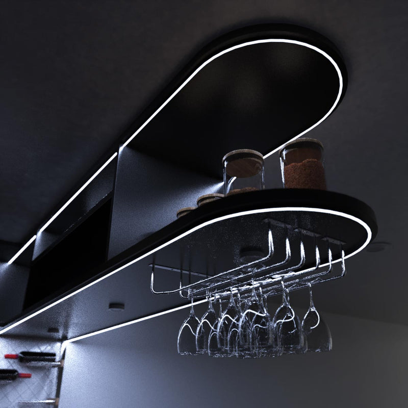 Home bar mid shot - cool white light