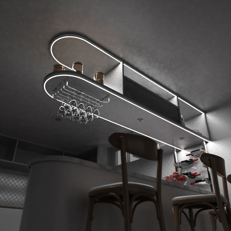 Home bar mid shot - natural white light