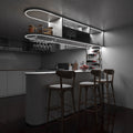 Home bar full shot with natural white light