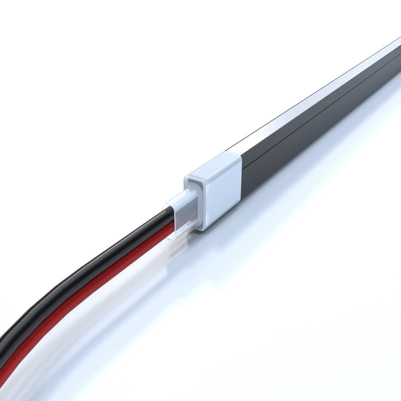 5m Long 4mm Flexible Neon Flex / Strip Lighting – Dotless – Black Finish (Cool / Natural / Warm White) (angle 4)
