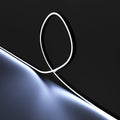 5m Long 4mm Flexible Neon Flex / Strip Lighting – Dotless – Cool White – Black (angle 6)