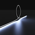 5m Long 4mm Flexible Neon Flex / Strip Lighting – Dotless – Cool White – Black (angle 9)
