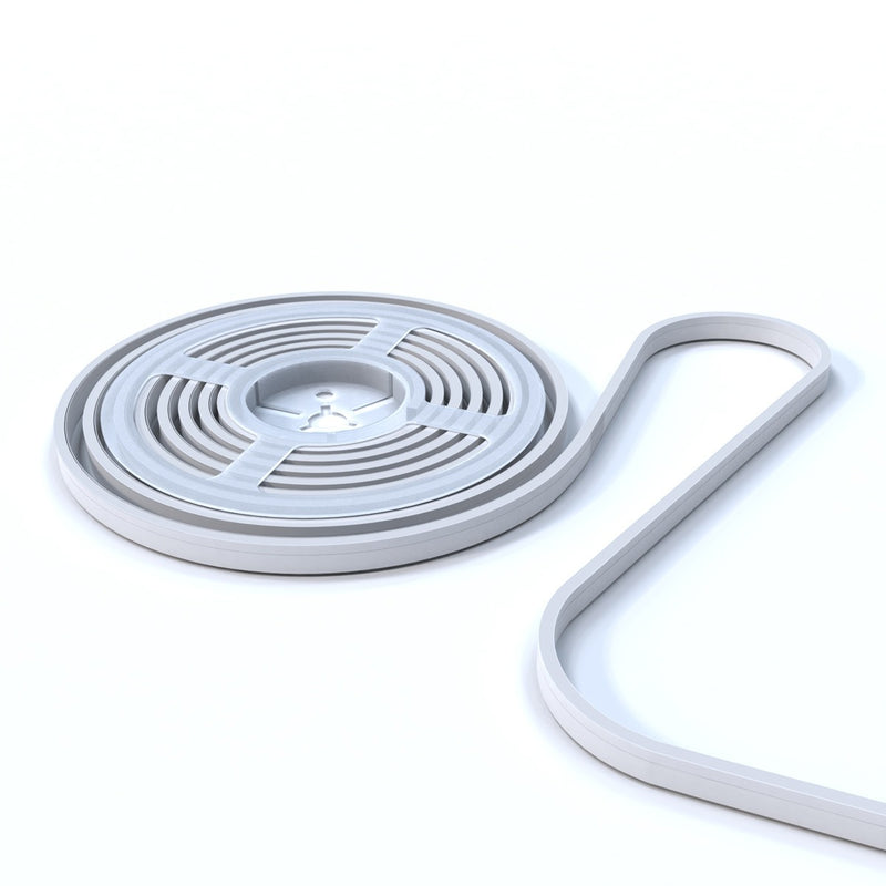 3m Long 4mm Flexible Neon Flex / Strip Lighting – Dotless – White Finish (Cool / Natural / Warm White) (angle 3)