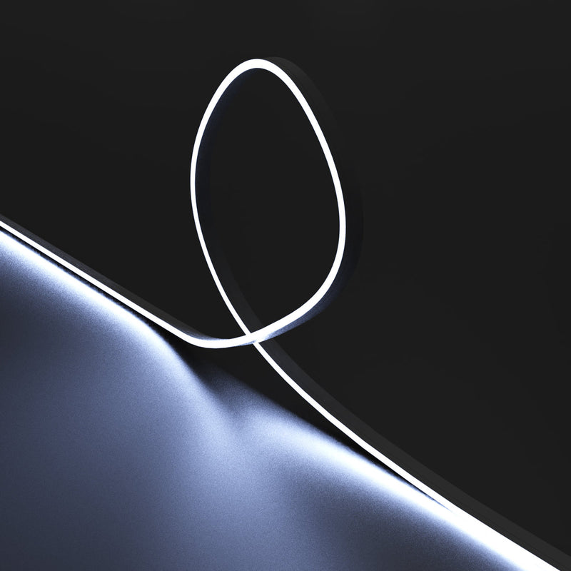3m Long 4mm Flexible Neon Flex / Strip Lighting – Dotless – Cool White (angle 6)