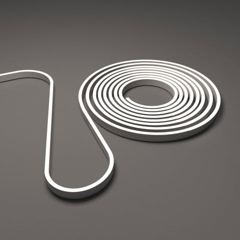 3m Long 4mm Flexible Neon Flex / Strip Lighting – Dotless – Natural White (angle 1)