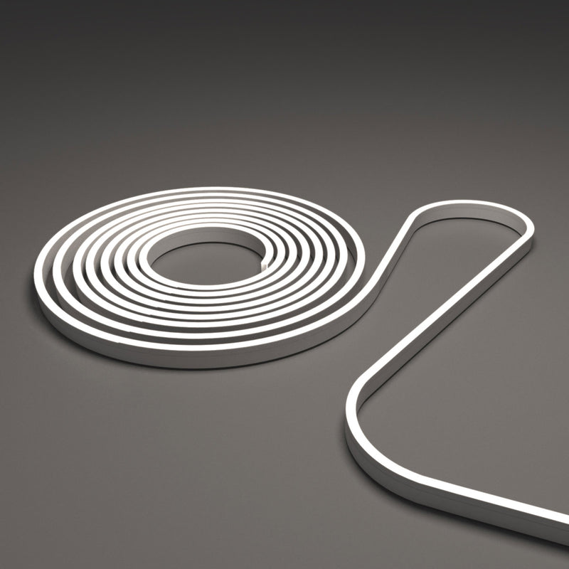 3m Long 4mm Flexible Neon Flex / Strip Lighting – Dotless – Natural White (angle 3)