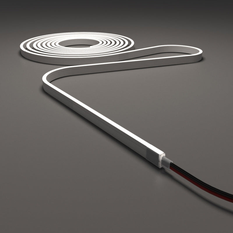 3m Long 4mm Flexible Neon Flex / Strip Lighting – Dotless – Natural White (angle 5)