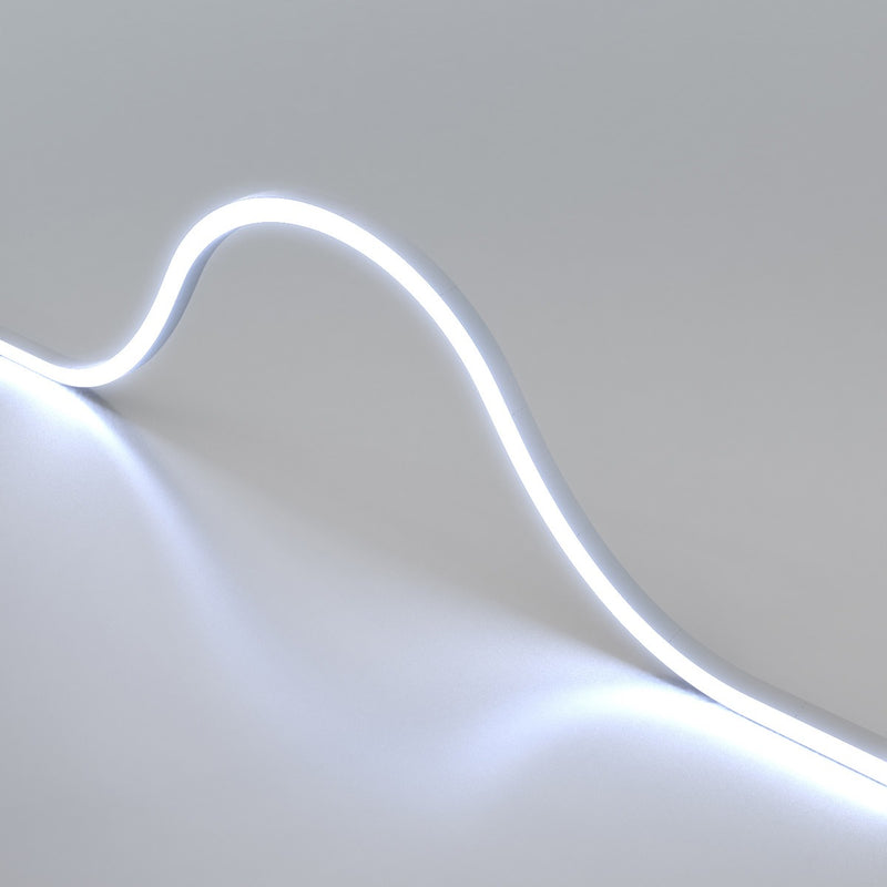 cool white side bending neon flex arched