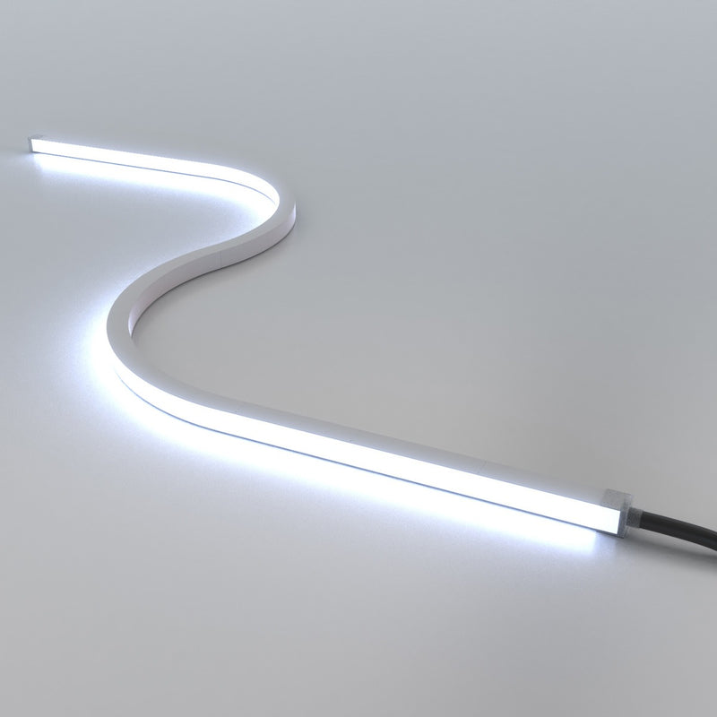 cool white top bending neon flex s curve