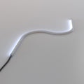 cool white top bending neon flex back shot
