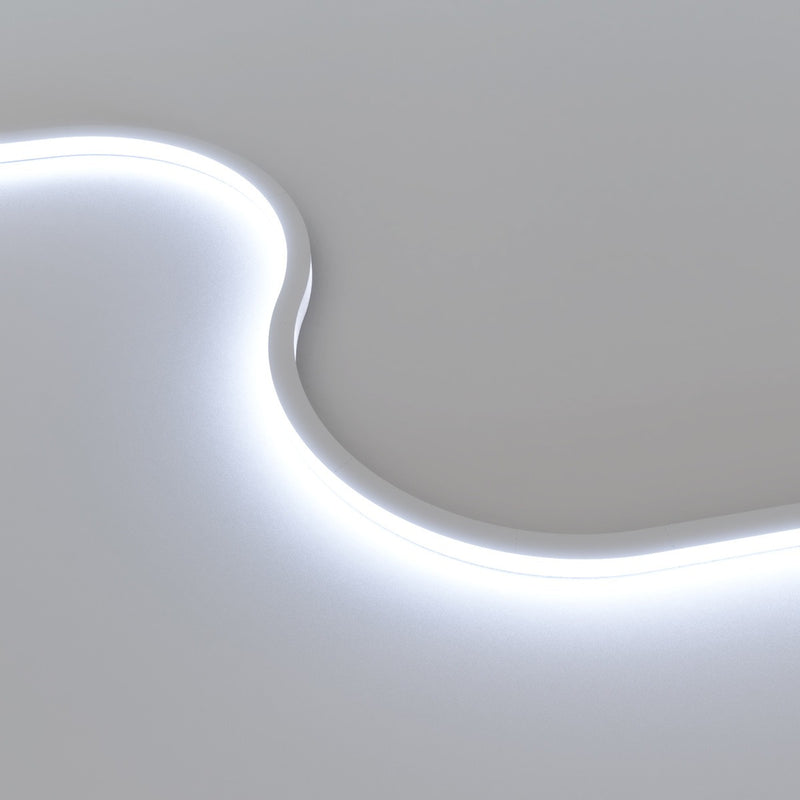 cool white top bending neon flex curved bending