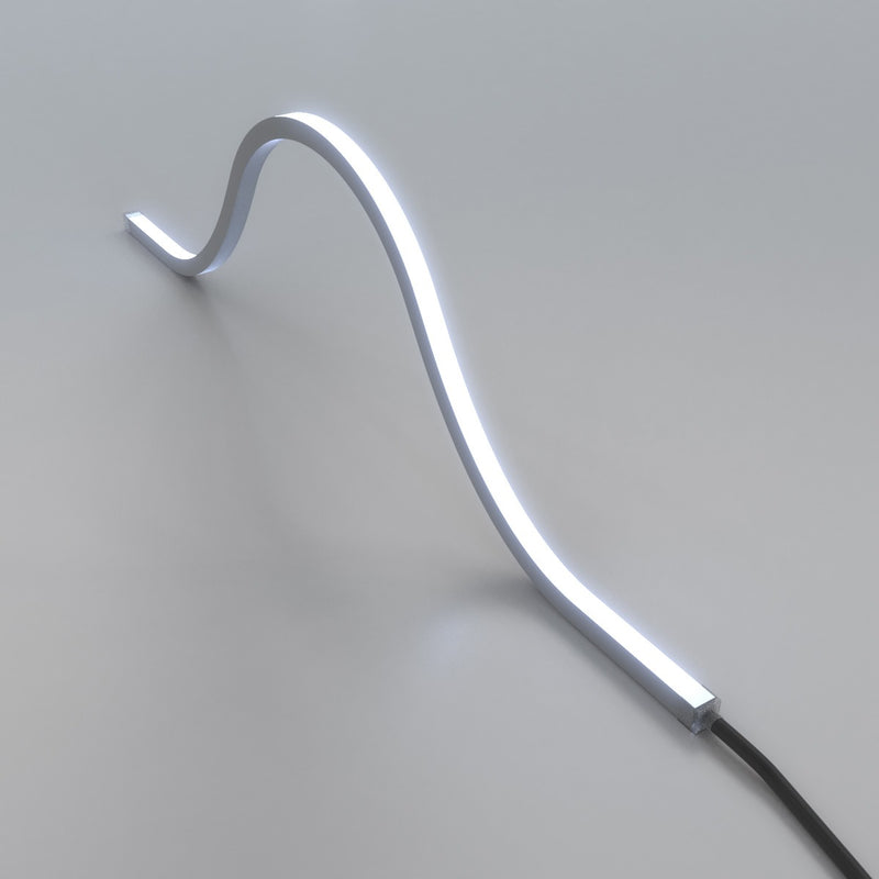 cool white top bending neon flex curved