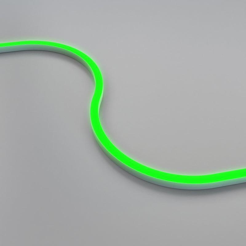 RGB neon flex side bending - green bending both sides 