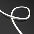 Natural White side bending LED strip looped close up