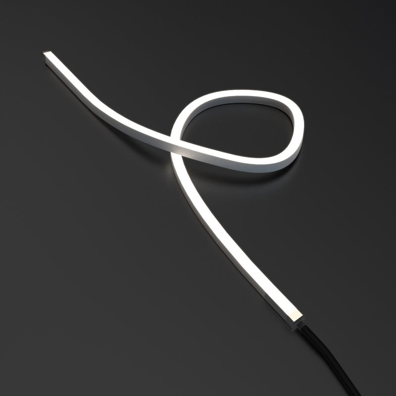 Natural White side bending LED strip looped with wiring