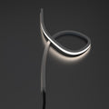 natural white top bending neon flex looped close up
