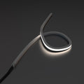 natural white top bending neon flex loop in a different angle