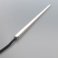 natural white top bending neon flex full view shot with wiring