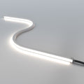 natural white top bending neon flex s curved front facing shot