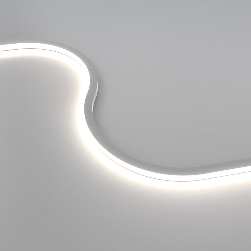 natural white top bending neon flex curve to your liking