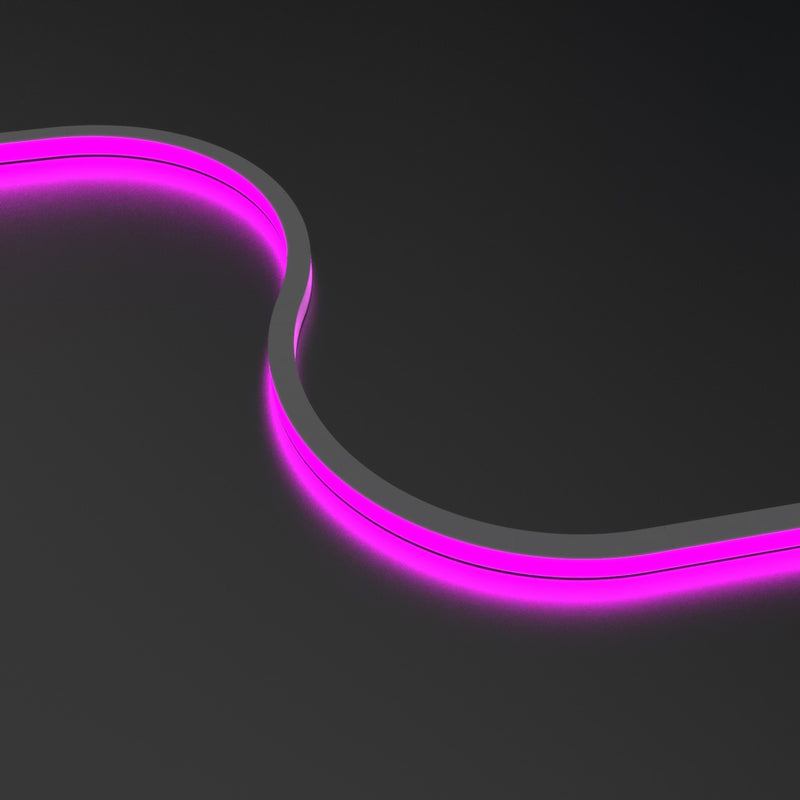top bending RGB neon flex in pink s bended