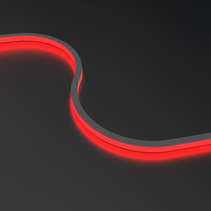 top bending RGB neon flex in red s bended