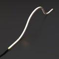 top bending warm white neon flex arched back shot