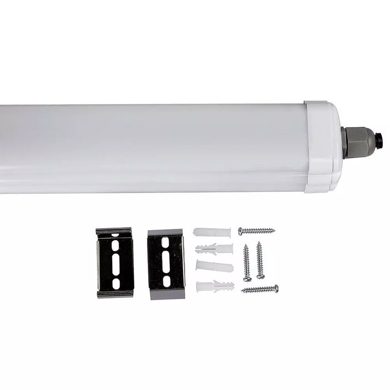 Components of 4FT Waterproof IP65 LED Batten Light Fitting