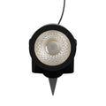 3w, Black LED Spike Light - top close-up