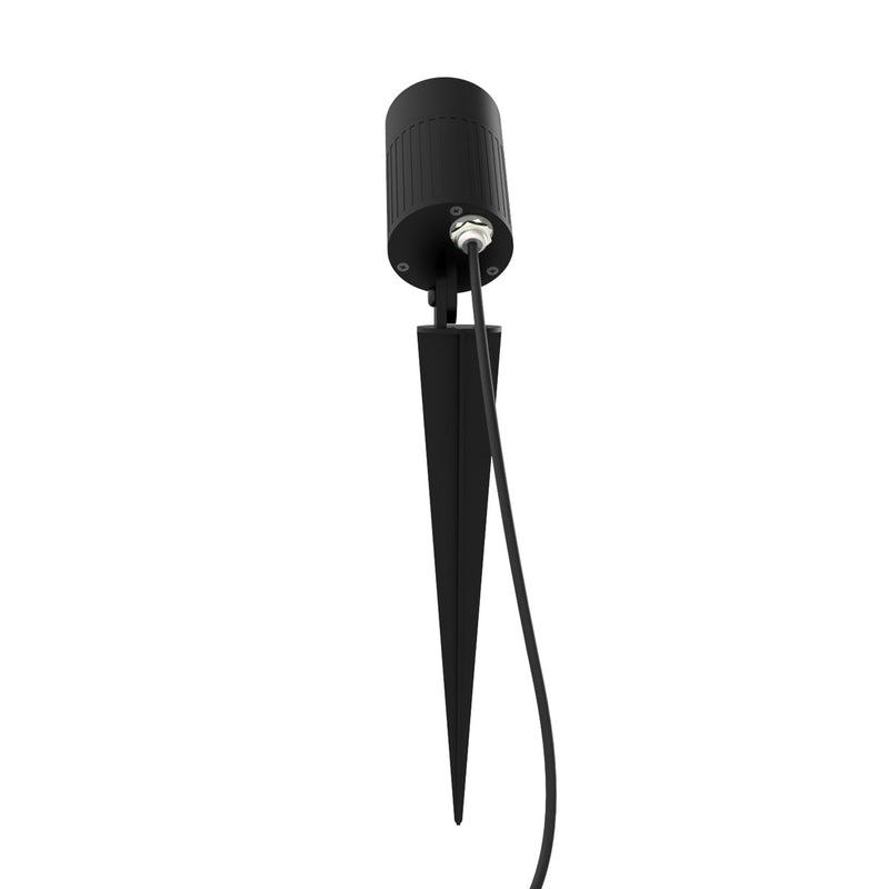 7w, Black LED Spike Light - back shot