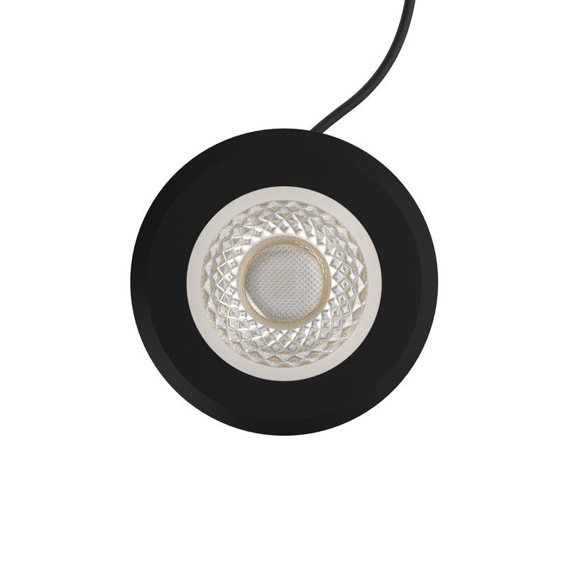 78mm, 10w Black Ground Light - top