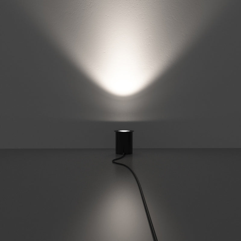 65mm, 5W Black Ground Light - full shot - lighted